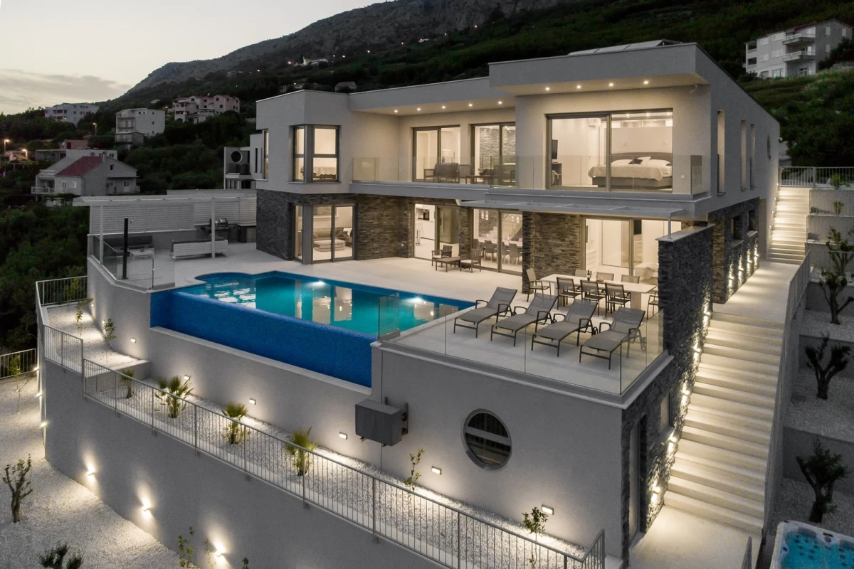 Villa Bellevue Krilo near Split - Adriatic Luxury Villas, ist einer der besten in unserer Auswahl der Villen. Modern Design in den Häusern.
