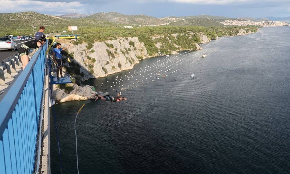 Bungee Jumping from Sibenik Bridge in Croatia - Adriatic Luxury Villas
