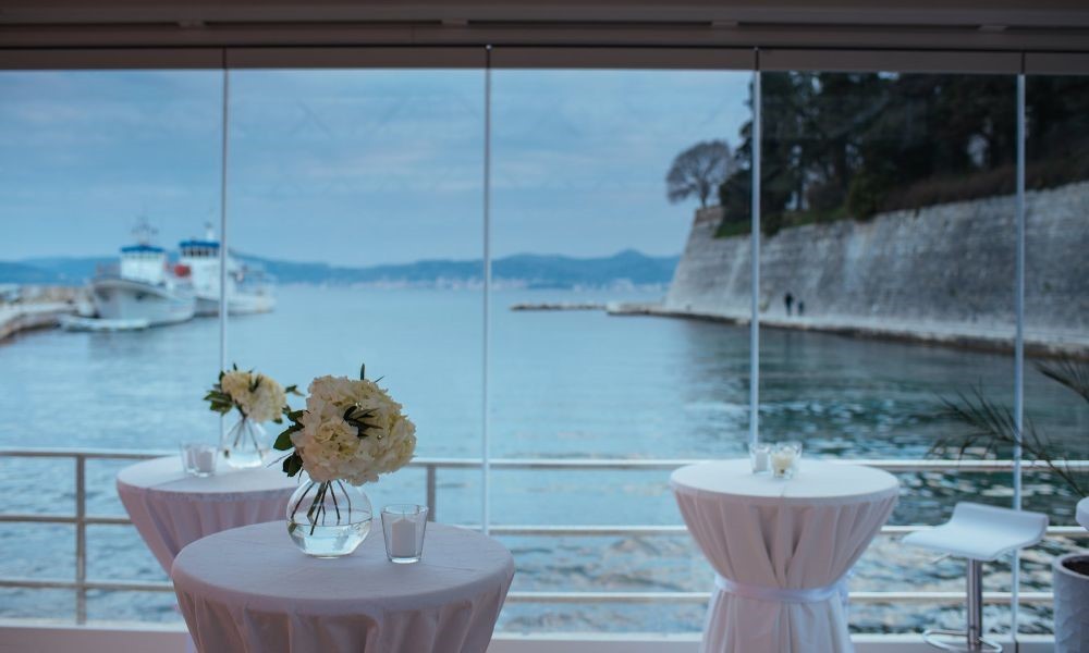 Terrace of Restaurant Fosa in Zadar - Adriatic Luxury Villas