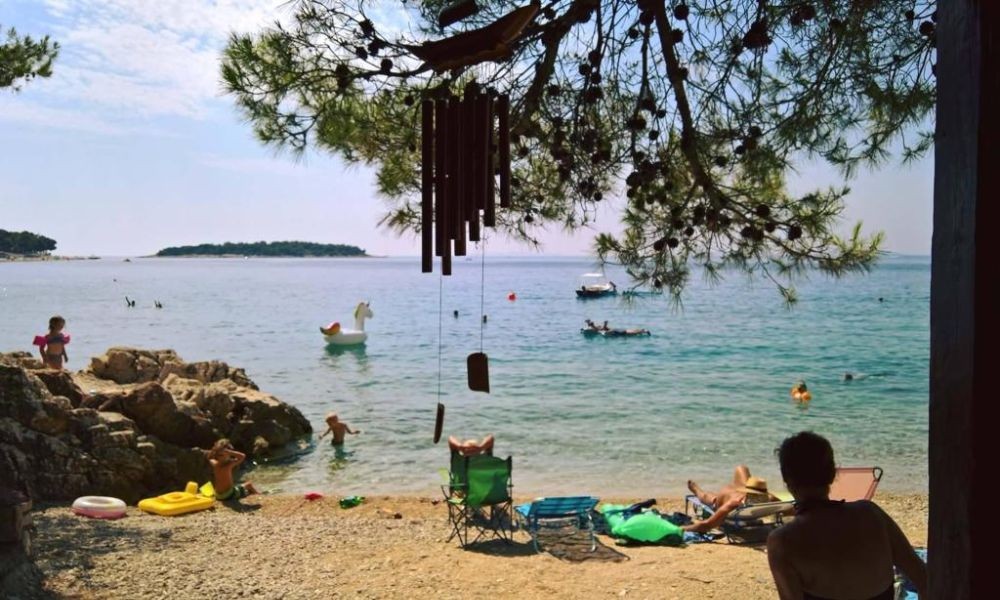 Dagna Beach and Bau Bar in Primosten Croatia - Adriatic Luxury Villas