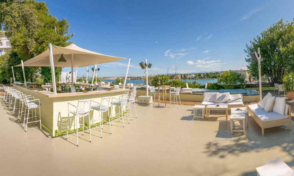 The Garden Lounge in Zadar Croatia - Adriatic Luxury Villas