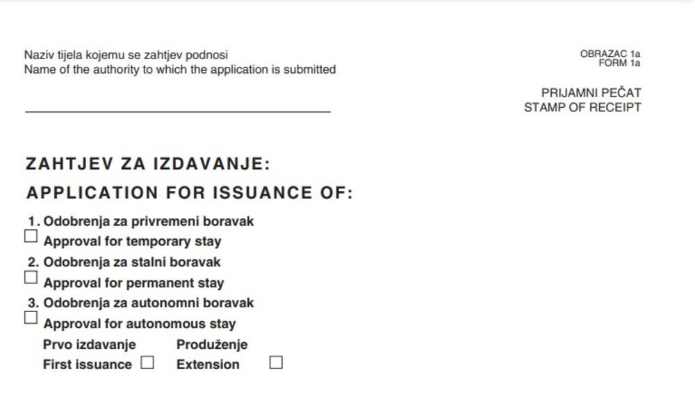 Application Form for Obtaining a Digital Nomad Visa in Croatia - Adriatic Luxury Villas