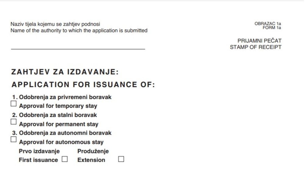 Application Form for Obtaining a Digital Nomad Visa in Croatia - Adriatic Luxury Villas