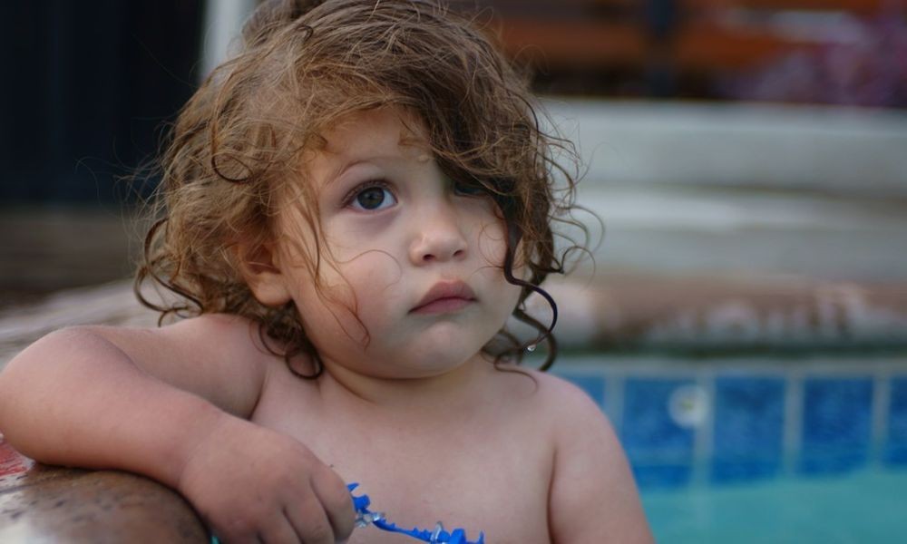 Child playing in the pool - Adriatic Luxury Villas