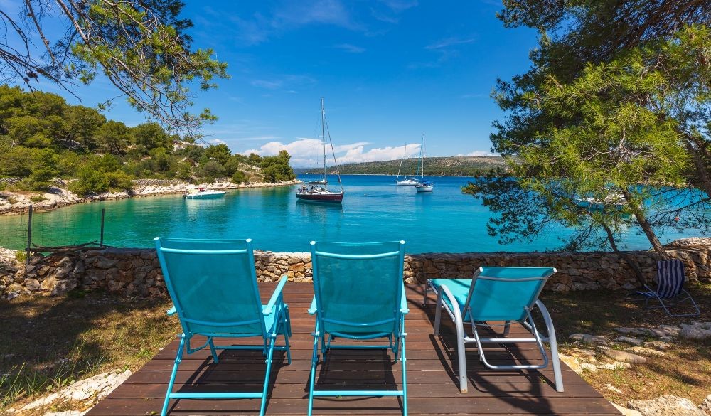 Private Beach of Villa Vicina, Island Brac - Adriatic Luxury Villas