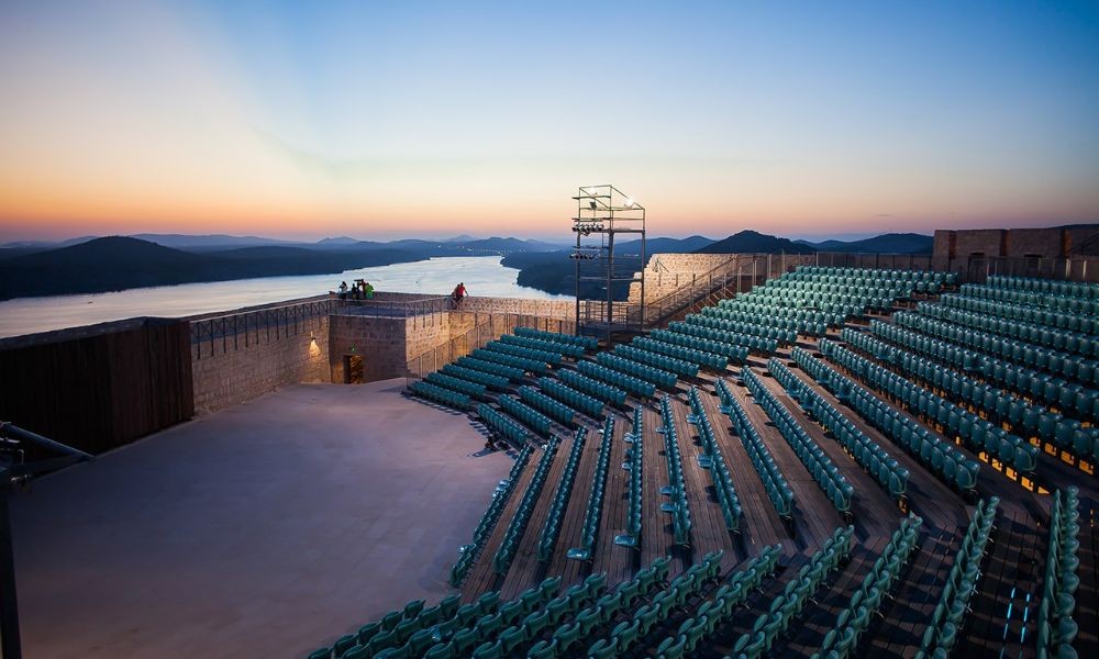 Open-air stage in St. Michael's Fortress - Adriatic Luxury Villas