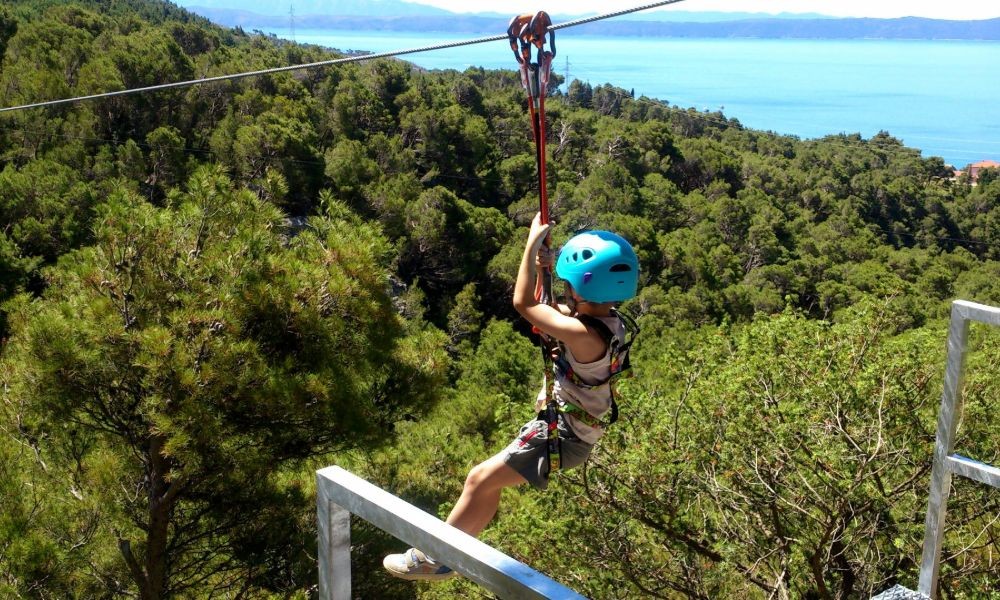 Zip Line Tucepi with Guides in Croatia - Adriatic Luxury Villas