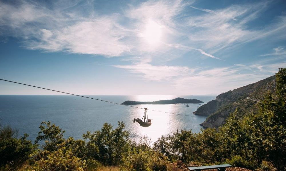 Zip Line in good company at Zip Line Dubrovnik in Croatia - Adriatic Luxury Villas