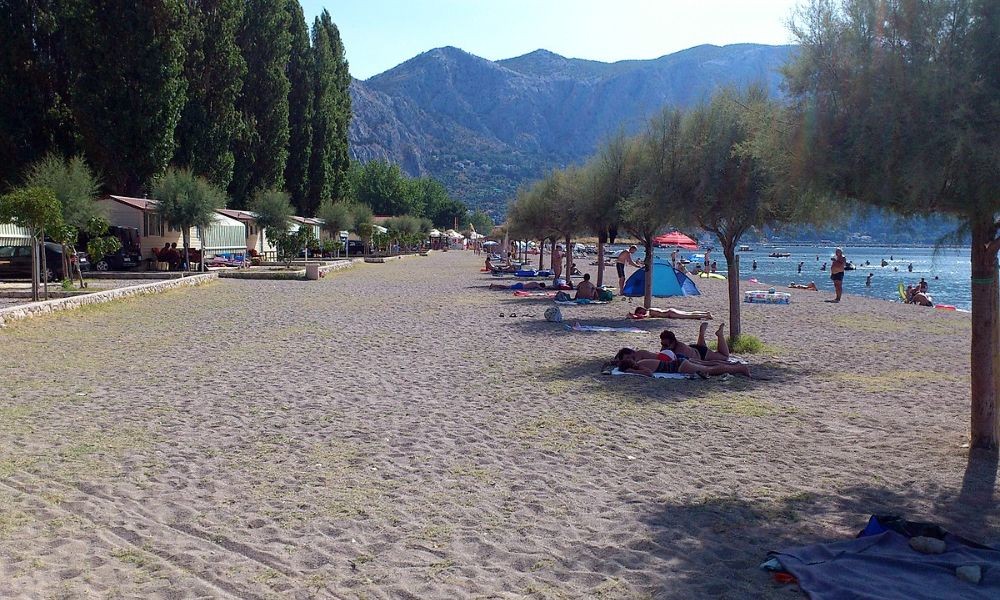 Beach Velika Plaza in Omis Dalmatia - Adriatic Luxury Villas