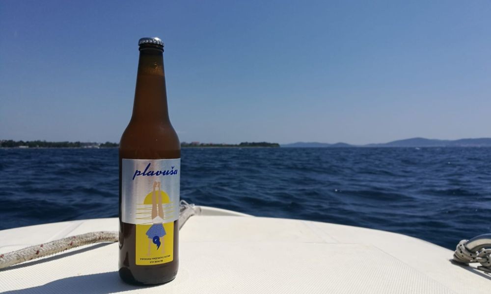 Plavuša Beer from Brewery Brlog - Adriatic Luxury Villas