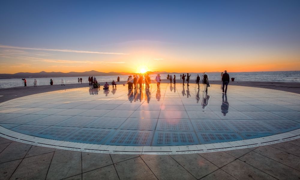 Sonnengruß in Zadar Kroatien - Adriatic Luxury Villas