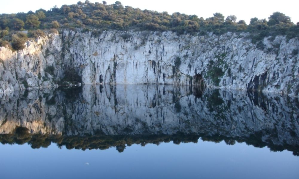 Dragon's Eye Lake near Rogoznica in Dalmatia Croatia - Adriatic Luxury Villas