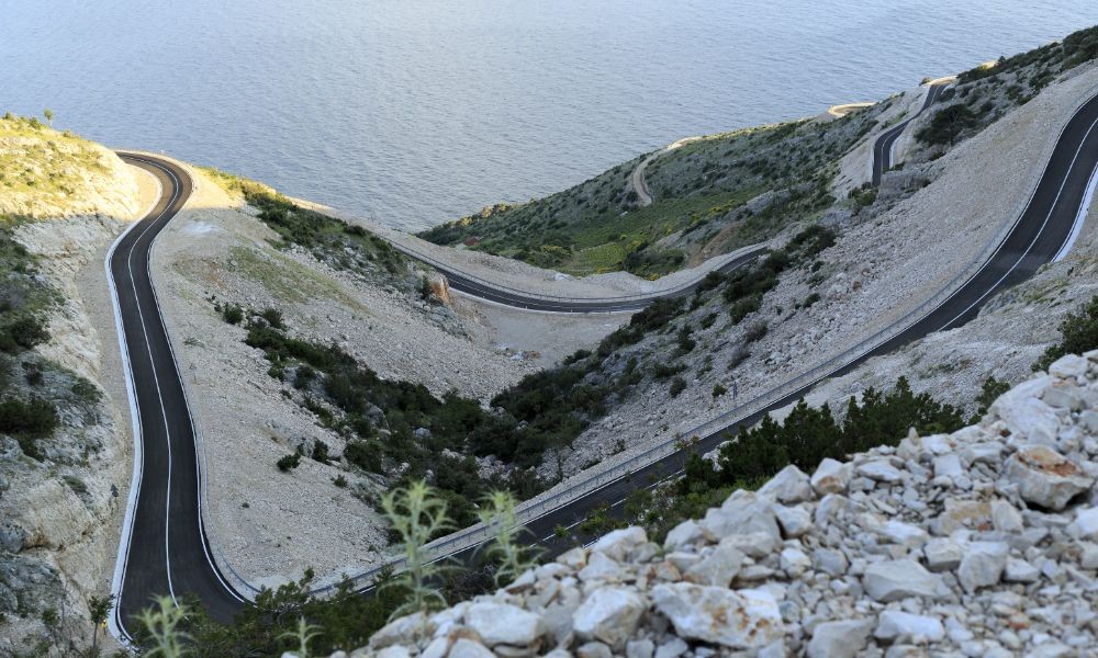 Road on the Island of Brac in Croatia - Adriatic Luxury Villas