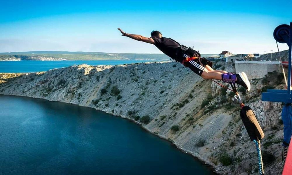 Bungee Jumping from Maslenica Bridge near Zadaer Croatia - Adriatic Luxury Villas