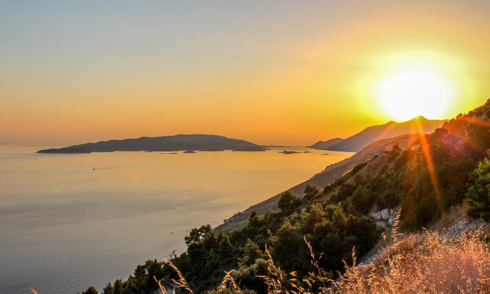 Sunset on Road Trip in Dalmatia Croatia - Adriatic Luxury Villas