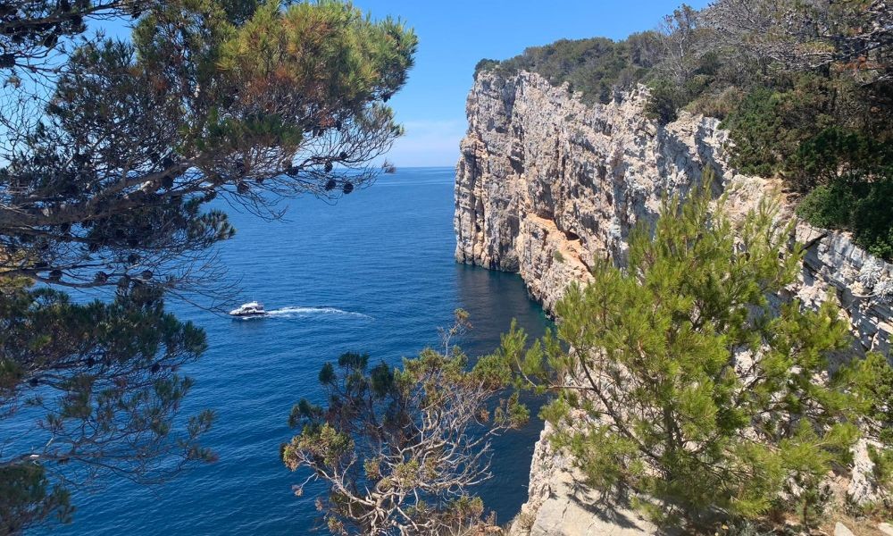 Cliffs in the Nature Park Telascica in Croatia - Adriatic Luxury Villas