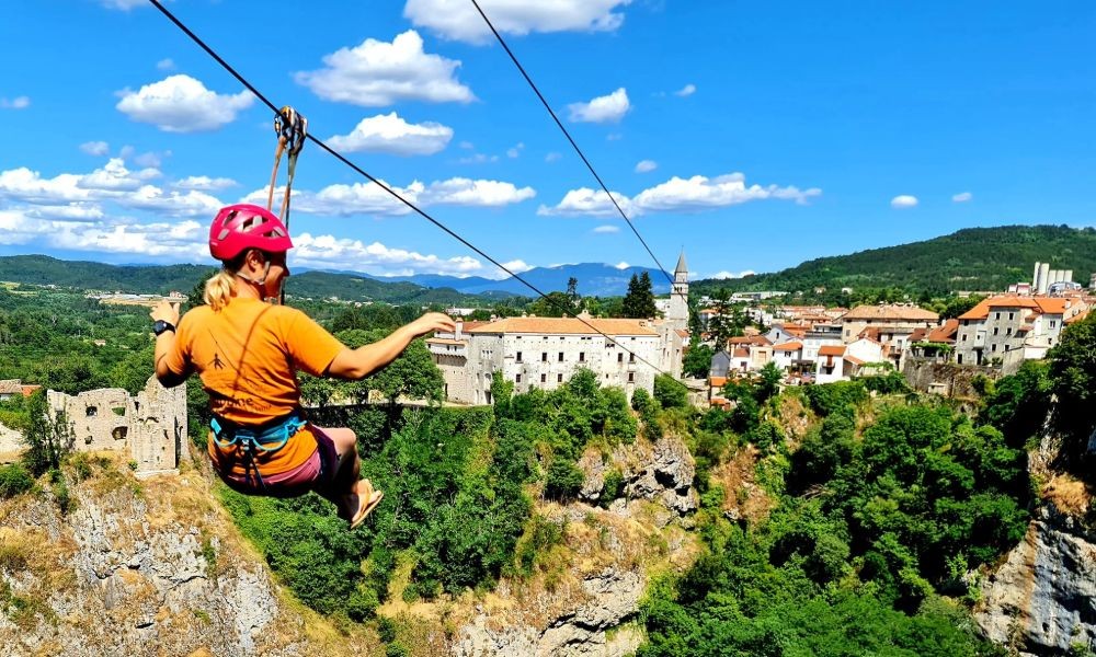 Zip Line Pazinska Jama in Istria - Adriatic Luxury Villas