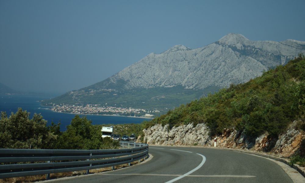 Road on the Peljesac Peninsula